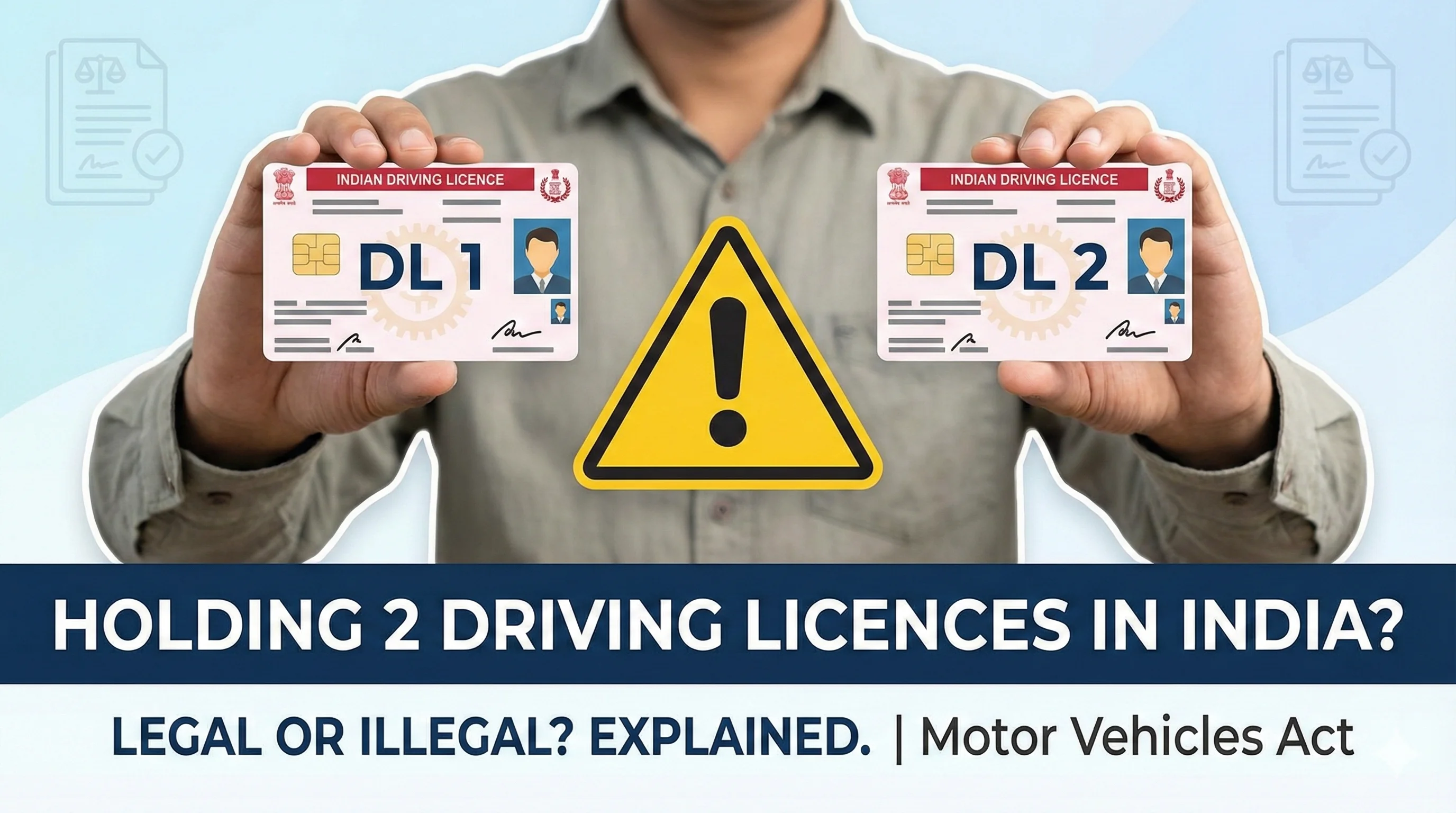 Can You Hold Two Driving Licences in India? (Law, Rules & Reality)